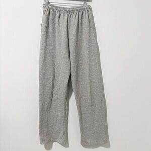 Jerzees Nublend I Love‎ My Boyfriend Light Gray Sweatpants Womens Sz Medium Cozy